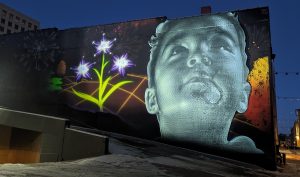 Projection mapping in AdAmAn Alley