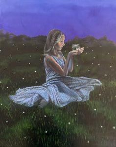 AlannaPeters_TheLightSheHolds_OilOnAluminum_24x30_ - Auric Gallery